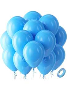 5-18 Inch Balloons In Red, Black, White, Blue, Pink, Green, Purple And Other Colors, Suitable For Birthday Party, Wedding, Anniversary, Valentine's Day, Baby Shower, Bachelorette Party And Other Celebrations And Party Decorations, Photo Props - Multicolor - View 82
