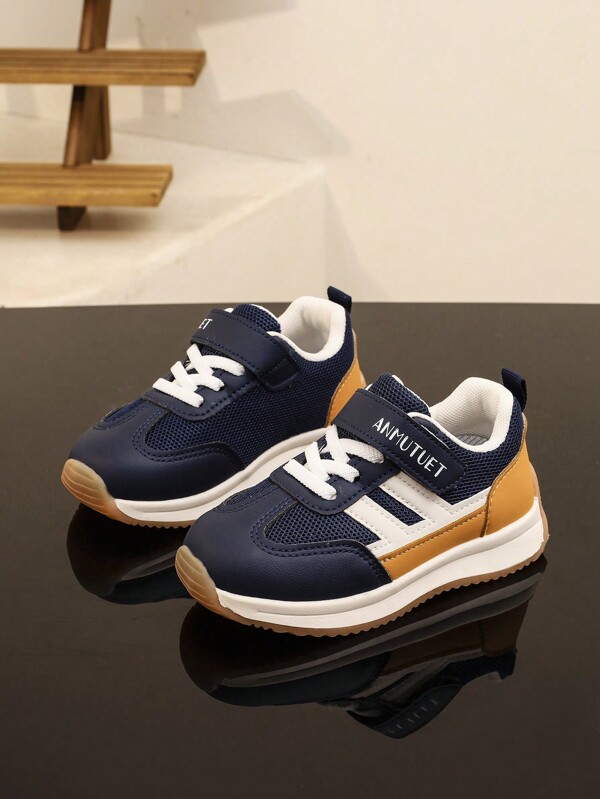 1 Pair Children's Soft Bottom Breathable Mesh Sneakers, New Autumn Sports Shoes For Boys/Girls Toddlers