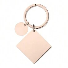 Aangepaste tekst vierkante sleutelhangers roestvrij staal gepersonaliseerde laser gegraveerde letters tag sleutelhanger sieraden geschenken
