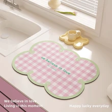 Kitchen Drain Mat, Absorbent Table Mat, Non-Slip Drying Mat For Dishes, Plates, And Utensils,Non-Slip Kitchen Mats For Sink Side, Natural And Hygienic Kitchen Essential For Home And Kitchen Room Decor, Part Of Your Cozy Fall& Winter Styles And Christmas Decorations