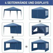 10'x 10' Pop UP Canopy Party Tent Gazebo Outdoor Foldable Wedding Canopy Awning