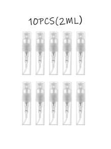 5/10/20pcs Refillable Portable Perfume Spray Bottles, Mini Perfume Refillable Sprayer, Cosmetic Essence Water Storage Container, Perfume Spray Bottle, Perfume Spray Pump Box, Mini Pocket Perfume Sprayer, Refillable Perfume Dispenser Transfer Tool (2ML/3ML/5ML) - Clear - View 14