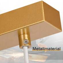 Pendant Lamp Dining Table Hanging Lamp Glass - E27 Gold Hanging Lamp 3 Flames Dining Table Lamp Hanging Height Adjustable Pendant Lamp Modern For Dining Room Kitchen Living Room Hallway (Without Bulb) - 3 Flammig - 查看 7