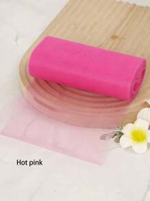 1pc Tulle Roll, 6inch*25yards Tulle Fabric Roll, Tulle Ribbon For DIY Tutu Skirt Baby Shower Decor Wedding Backdrop Crafts Birthday Party Supplies - Multicolor - View 16