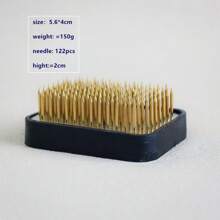 Japanese-Style Flower Stand Brass Needle Base Flower Arranging Tool Kenzan Floral Design Handmade Flower Art Fixation Device For Flowers And Plants - Gold - View 17