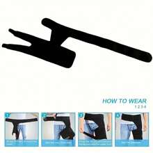 Fitness Leg Protector, Muscle Strain Prevention, Hip, Groin, Thigh Support For Sports - Multicolor - View 2