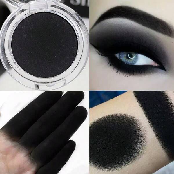Ombre à paupières couleur unie avec des paillettes scintillantes, texture intense et douce, mettant en valeur et illuminant, palette de maquillage abordable