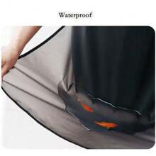 1 pezzo Grembiule da cucina impermeabile in PVC resistente agli oli, grembiule nero trasparente anti-sporco per la pulizia