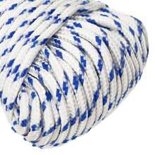 White Polypropylene Rope 5mm Thickness 100m Length Ideal For Boating Camping And Home Use Home Bathroom Decor Summer - Blue - View 3