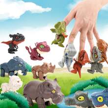 1/6/12 pezzi, Dinosauro Cieco che Morde, Regalo per Feste, Rilassamento dello Stress, Regalo Sorpresa, Alcune parti inviate casualmente, Regali sorpresa, Giocattoli per masticare Dinosauro, Materiale ABS, Kit di Artigianato a Simulazione 3D