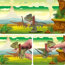 1/6/12 pezzi, Dinosauro Cieco che Morde, Regalo per Feste, Rilassamento dello Stress, Regalo Sorpresa, Alcune parti inviate casualmente, Regali sorpresa, Giocattoli per masticare Dinosauro, Materiale ABS, Kit di Artigianato a Simulazione 3D