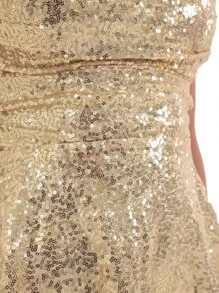 Womens Sparkly Sequin Mini Dress Shiny Spaghetti Strap Short Dress Glitter Disco Slip Dress Cocktail Party Club Streetwear