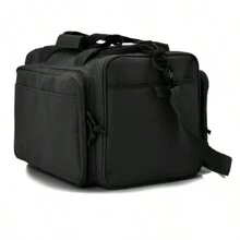 30L Deluxe Tactical Gun Range Bag - Soft Case With Double Handgun Storage, Durable Shooting Range Duffle For Men And Women, Ideal Birthday Gift