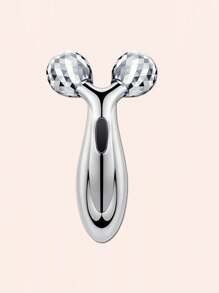 Zestaw 1/2 szt./zestaw ze stali nierdzewnej Gua Sha i wałka do twarzy, wałek do masażu V, redukcja zmarszczek na szyi i wokół oczu, lifting twarzy, narzędzie do modelowania twarzy i redukcji opuchlizny, metalowa pielęgnacja skóry, masażer dla kobiet, uroda, produkty do pielęgnacji skóry, spa, pielęgnacja ciała, narzędzia do pielęgnacji skóry, pielęgnacja twarzy, akcesoria kosmetyczne, masaż, narzędzie do masażu twarzy, wałek do twarzy