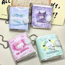 Sanrio 1/4 peças Sanrio Hello Kitty Mini Blocos de Notas e Cadernos, Blocos de Notas Destacáveis Bonitos e Altamente Atraentes, Caderno de Planejamento de Cachorro Lumi Yugu, Presentes para Meninas, Presentes de Ano Novo, Blocos de Notas para Estudantes