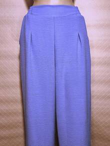 Women's Elegant High Waisted Wide Leg Pants Comfortable Basic And Stylish - 紫丁香色 - 查看 2
