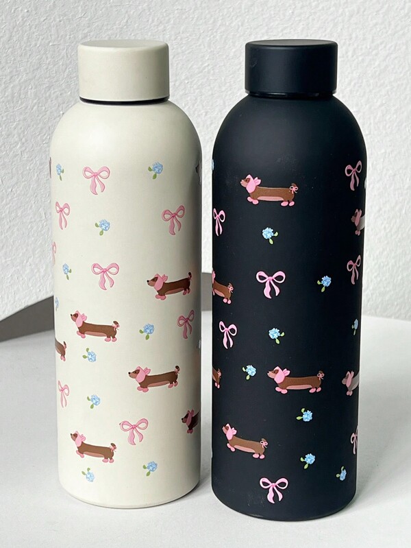 Taza portátil de gran capacidad para botellas de vino con estampado de lazo