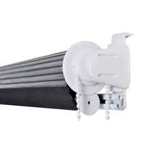 Dual Layer Window Shade 80 X 175 Cm Coffee Color Adjustable Light Control - 棕色 - 查看 4