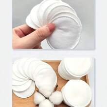 Zepirrcl SHEIN X Milania 100/300pcs Disposable Premium Round Makeup Remover Pads, Soft Skin-Friendly Cleansing Pads Suitable For All Skin Types, Face Makeup, Cleaning, Skincare Tool, 6*6cm Portable Size