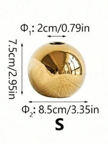 Vaso sferico dorato di lusso leggero adatto per il soggiorno, lo studio, la scrivania dell'ufficio, la decorazione dell'ingresso, fiori freschi nel vaso, decorazione per matrimoni, centrotavola, decorazione da tavolo, festa