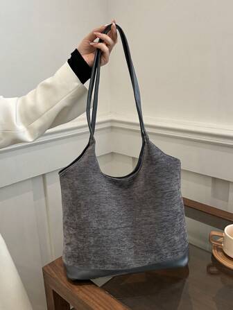 Women's Casual Tote Handbag, Stylish And Roomy Shoulder Crossbody Bag For Commuting