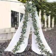 1pc/2pcs/4pcs Eucalyptus Garlands,1 Pack 5.7ft Long Artificial Mixed Eucalyptus Leaves Vine,Greenery Garland Hanging Plants For Farmhouse Table Centerpiece Mantel Wedding Arch Christmas Decor,Room Decor,Home Decor,Kitchen Decor,Wedding Decor,Table Decoration,Centerpieces,Office Decor,Garden Decor,Outdoor Decor