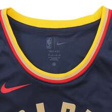 Nike 男式 GSW MNK DF SWGMN JSY CE 24 字母印花运动背心 FQ4342-422 - 藍色 - 查看 4