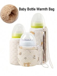 1 件装婴儿奶瓶保温套，5 层隔热，带抽绳封口，可保持奶瓶温暖 - 彩色 - 查看 1