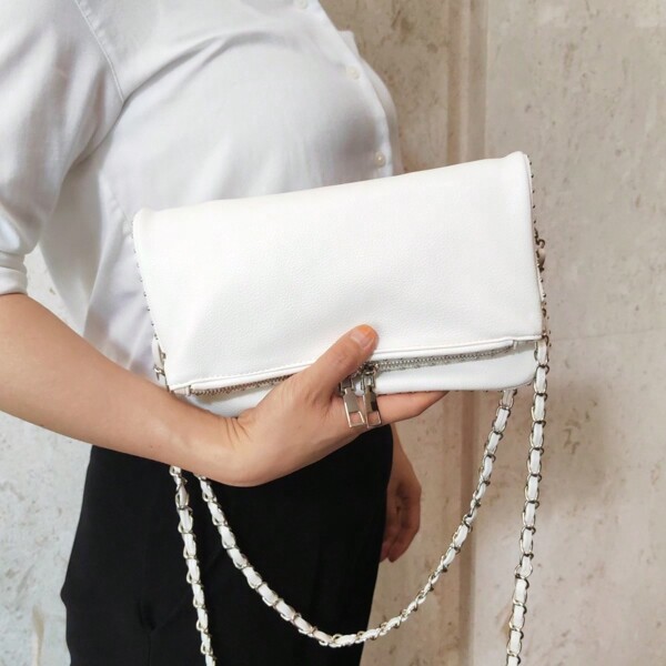 Fashion Chain Crossbody Bags For Women Carter Handbags For Lady Fold Shoulder Messenger Bag
