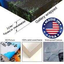 Póster de videojuego de estrategia en tiempo real Clash Royale Póster enmarcado en lienzo Póster con marco de madera incorporado Dormitorio de casa Garaje Art Deco - Multicolor - Ver 8