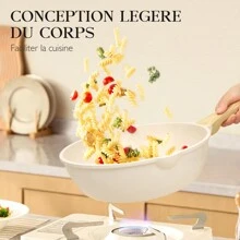 GiPP GiPP Lot de 10 casseroles et poêles à induction, en granit avec revêtement anti-adhésif (poêles de 20/24/28 cm, casseroles de 16/24 cm, avec spatule et cuillère), pour tous types de cuisinières