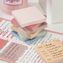 1 tờ/4 tờ/6 tờ Giấy ghi chú màu sắc cổ điển, Giấy nhớ cực kỳ hấp dẫn Thích hợp cho học sinh trung học, Giấy ghi chú văn phòng có keo dính chắc chắn, Giấy ghi chú sửa lỗi có thể tái sử dụng - Nhiều màu - Xem 2