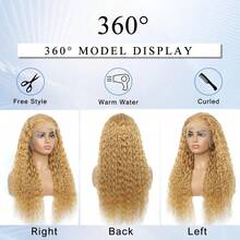Best Human Hair Wig 13x6 Lace Front Wigs Human Hair 250% Density HD Blonde Lace Front Wigs Human Hair Healthy And Durable 27# Colored Glueless Wigs Human Hair Pre Plcuked With Baby Hair Wedding Party Christmas Mother's Day Valentine's Day Daily Use - Ginger - View 3