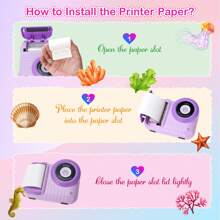 Trayoo Kids Camera Instant Print, 3.5 Inch Screen Kids Digital Camera Instant, Christmas Birthday Gifts For Girls Age 3-12, Portable Toddler Camera Toy Gifts For 3 4 5 6 7 8 9 10 Year Old Girls Boys