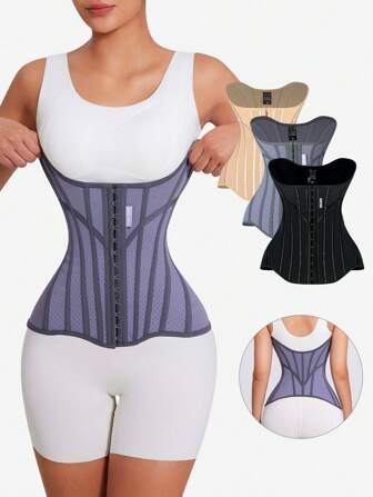 MISTHIN U-Shape Back Support Waist Trainer For Women, Steel Boned Abdominal Shaping Tummy Control Corset