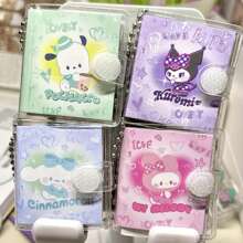 Sanrio 1/4 peças Sanrio Hello Kitty Mini Blocos de Notas e Cadernos, Blocos de Notas Destacáveis Bonitos e Altamente Atraentes, Caderno de Planejamento de Cachorro Lumi Yugu, Presentes para Meninas, Presentes de Ano Novo, Blocos de Notas para Estudantes