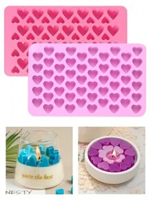 1 件 56/55 型腔迷你心形硅胶模具 DIY 装饰 - Heart - 查看 1