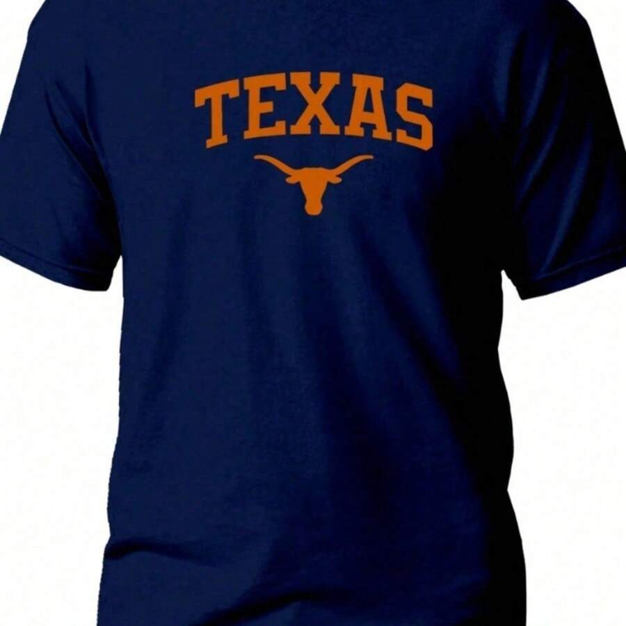 Camisetas Basica Unisex Rodeio Texas Country 100% algodao Confortavel e Leve - Azul Marinho - Visão 1