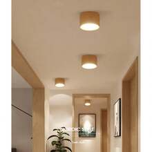 Surface Mounted Spotlight Round Ø 120mm Surface Mounted Light Fixture Modern Ceiling Lighting Ceiling Spot LED Downlight Housing And Trim Kits Indoor Ceiling Light IP44,12W - Brown - View 1