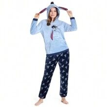 Disney Pyjama Fluffy Fleece Stitch Minnie Gift - Blue - View 1