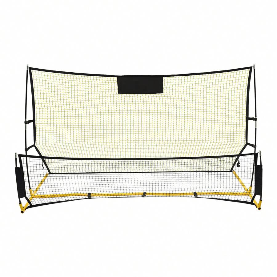 YUNRUX 2-In-1Foldable Soccer Rebounder Net Football Folding Equipment Target Shooting Training Soccer Training Device With Carry Bag