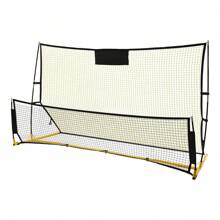 YUNRUX 2-In-1Foldable Soccer Rebounder Net Football Folding Equipment Target Shooting Training Soccer Training Device With Carry Bag