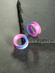 2-4 件装硅胶耳塞柔性耳道塞拉伸器扩张器双喇叭肉耳穿刺饰品男女皆宜