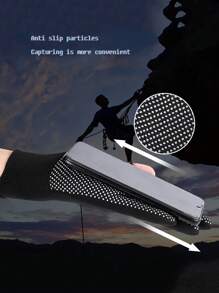 1 Pair Anti-Slip, Cut Resistant, Anti-Scratch, Anti-UV, Durable Fingerless Work Gloves