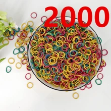 300/500/1000/1500/2000 件多色橡皮筋 15 毫米直径 适用于办公用品学校家庭松紧带