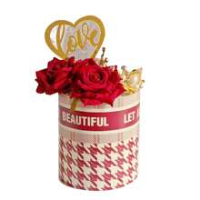 5/20 张千鸟格花卉包装纸，花卉防水花束包装纸，花店包装纸，用于情人节母亲节 DIY 工艺品 DIY 工艺品礼品包装花束包装，送给妻子女友