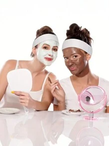 HMQ beauty 10pcs Disposable SPA Facial Headbands White Facial Esthetician Headband Wrap Non-Woven Soft Skincare Beauty Salon Supplie - Multicolor - View 4