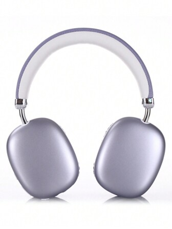 Justerbara trådlösa Bluetooth-hörlurar, lämpliga för smartphone/dator/surfplatta, silver