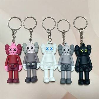 1pc Kaws Personalized Couple Keychain, Keychain Simple Doll Pendant Bag Pendant Small Gift,Kaws Model,Cool Things,Keychain>Couple