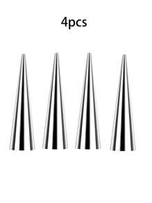 4 件/8 件/10 件/12 件/20 件大号奶油角模具，不锈钢奶油角模具，锥形不粘奶油模具，管状油角模具，羊角面包模具，奶油角模具，锥形奶油角模具